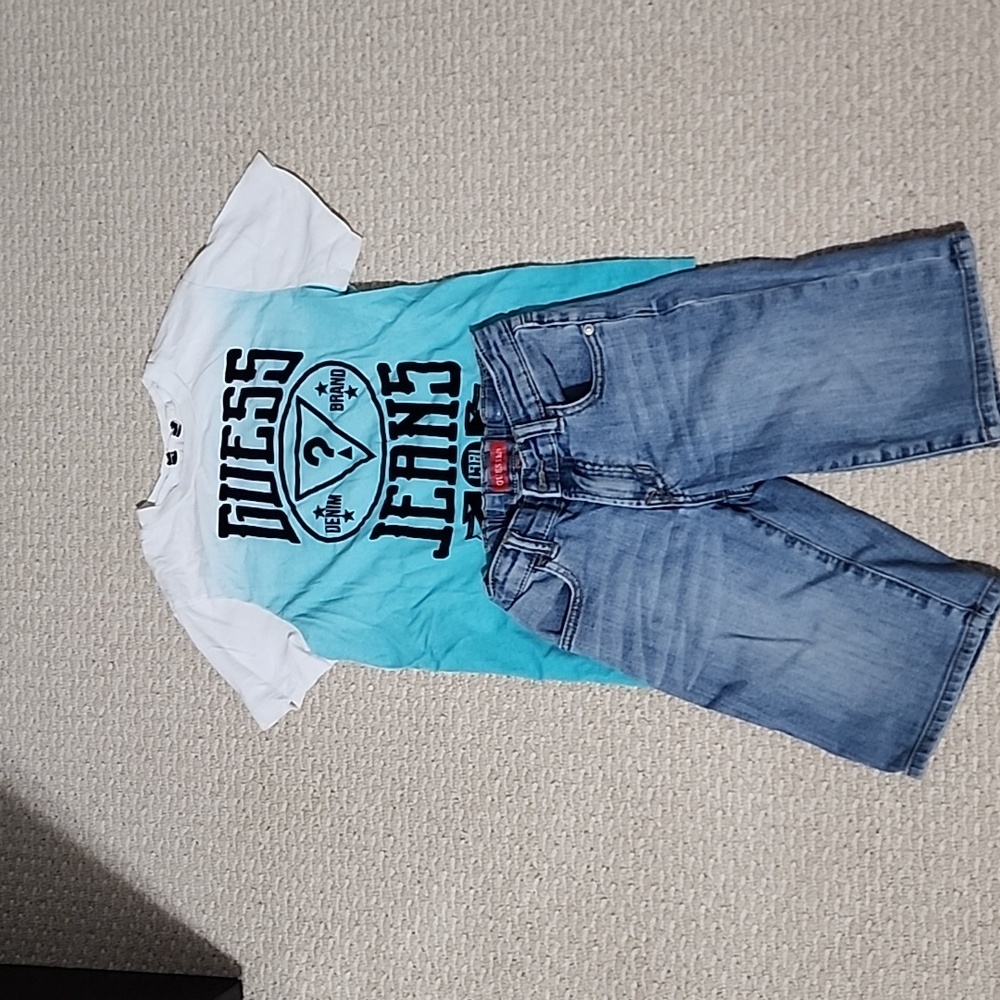 T shirt and shorts